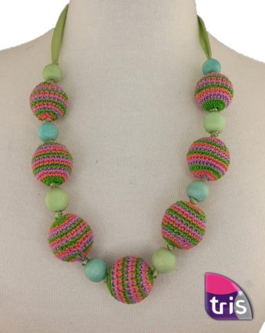 COLLAR CROCHE MULTICOLOR CORTO RDO