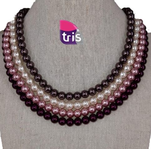 COLLAR PERLAS MULTI MIN. 4 SURT.