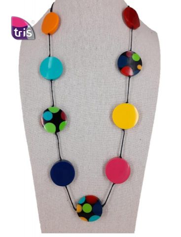 COLLAR LARGO RODONCHELOS MULTICOLOR