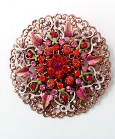 BROCHE ROSETON RDO. FILIGRANA