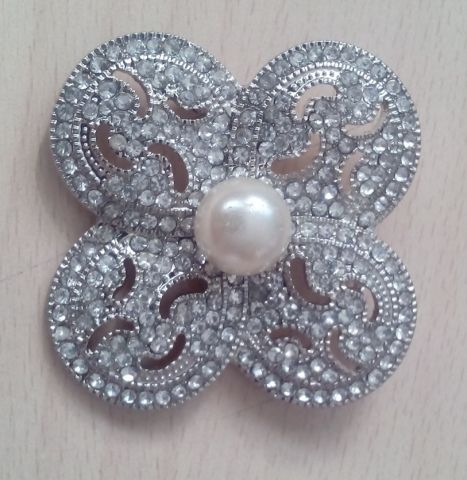 BROCHE FLOR CTO. PERLA