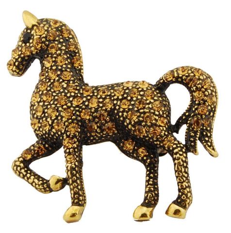 BROCHE CABALLO DORADO