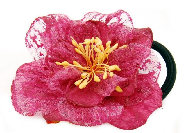 BROCHE FLOR ROSA-GRANA