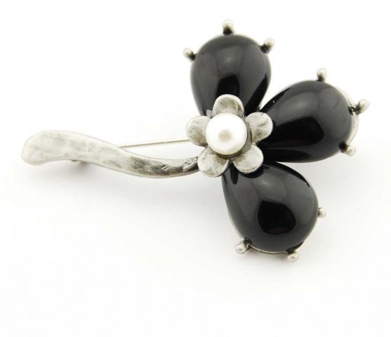 BROCHE FLOR 3 PETALOS