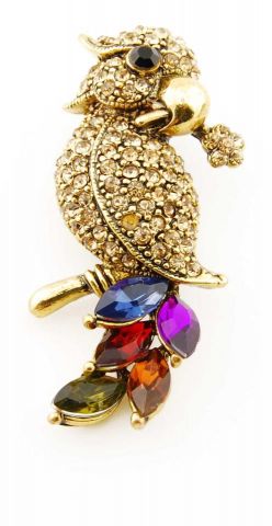 BROCHE LORO DORADO