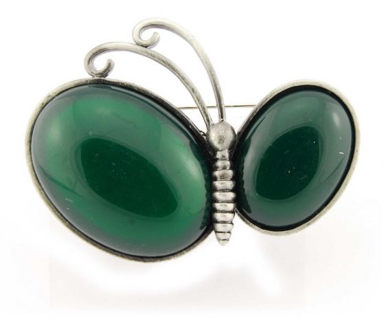 BROCHE MARIPOSA VERDE