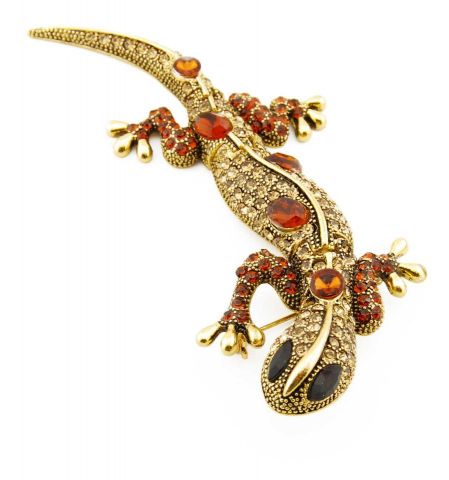 BROCHE  SALAMANDRA ART. G DORADO