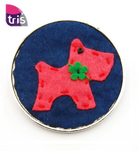 BROCHE FIELTRO PERRO