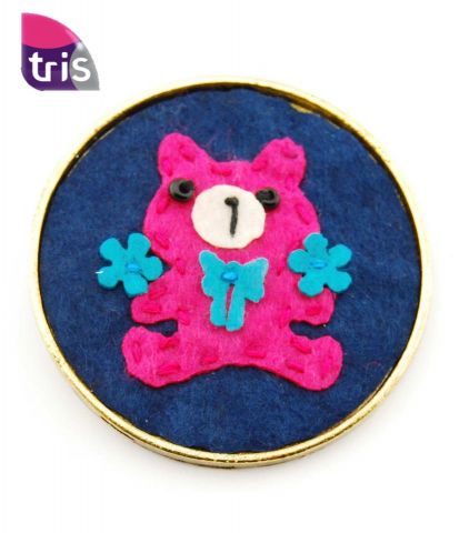 BROCHE FIELTRO TEDDY