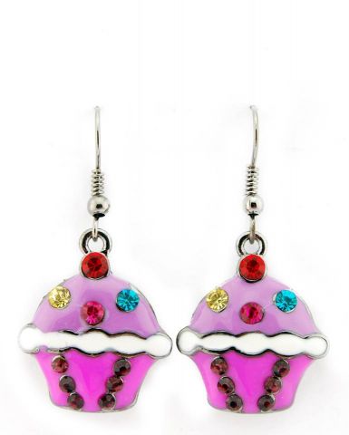 PENDIENTES ESMALTE CUP CAKE