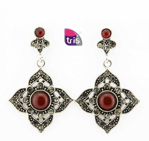 PENDIENTES MARC. RDO. CORONA ROJO