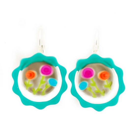 PENDIENTES RDOS. FLOR CIRCULO