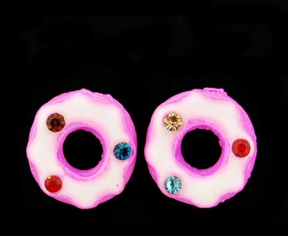 PENDIENTES SWEET DONUTS ROSA