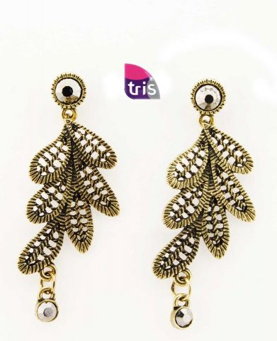 PENDIENTES LACE HOJA