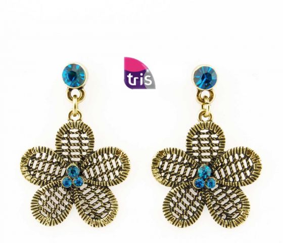 PENDIENTES LACE FLOR