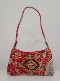 BOLSO ROJO 2 CARAS BORDAD.