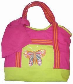 BOLSO + PAREO MARIPOSA FUCSHIA