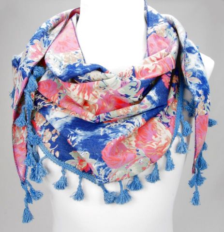 FOULARD TRIANG. TEJANO FLORE