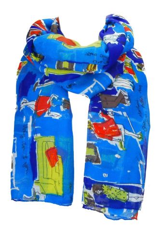 FOULARD CHICAS CHIC AZUL