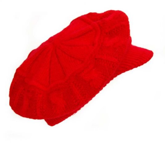 GORRO VISERA OCHO ROJO