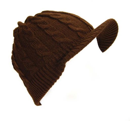 GORRO VISERA OCHOS MARRON