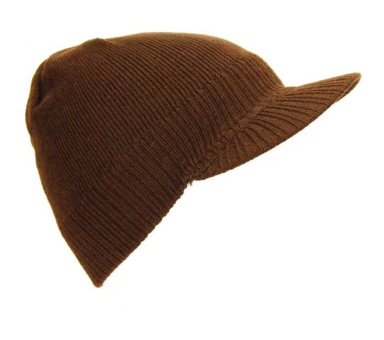 GORRO VISERA BASIC MARRON