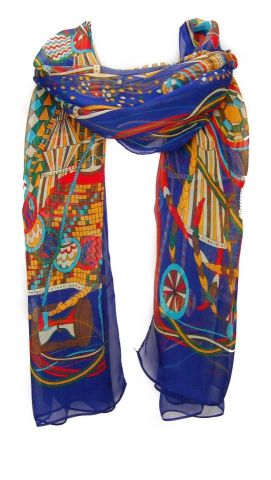 FOULARD MOSCU AZUL