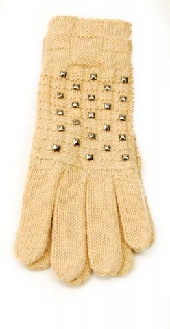 GUANTES TACHUELAS CAMEL