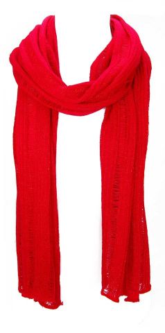 FOULARD FIESTA LUREX CANALE DESHIL. ROJO