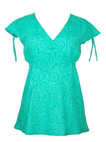 TOP CRUZADO VERDE TALLA L