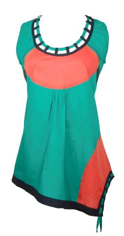 TOP CORTES HIP-HOP VERDE TALLA L