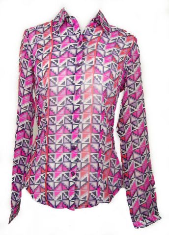 CAMISA 9500 PRINT GEOMETRIC TALLA L