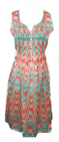 VESTIDO 9615 PRINT PASTEL