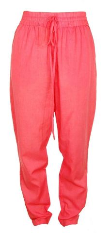 PANTALON COTTON DYED CORAL TALLA M