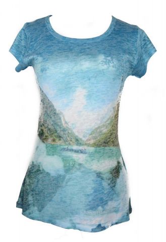 CAMISETA PAISAJE AZUL Min. 4 (1xTalla)