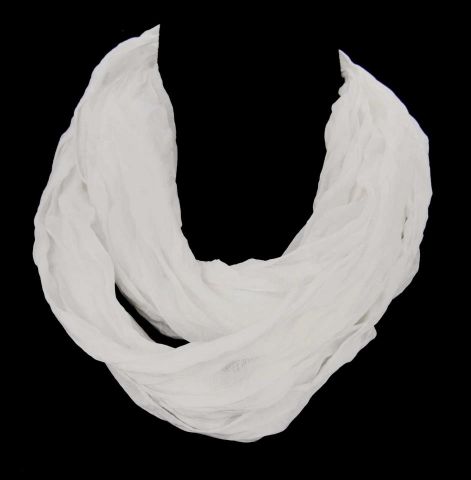 FOULARD CUELLO INFINITY LISO BLANCO