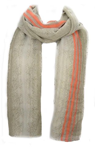 FOULARD SNAKE GRIS