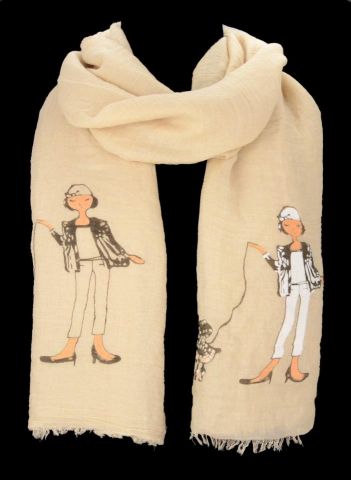 FOULARD CHICA DOG CRUDO