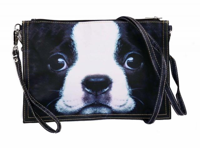 BOLSO DOG-CAT SOBRE BLANCO-NEGRO