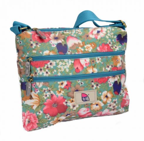 BOLSO HORIZ. 2 CREMAL. EXT FLORES