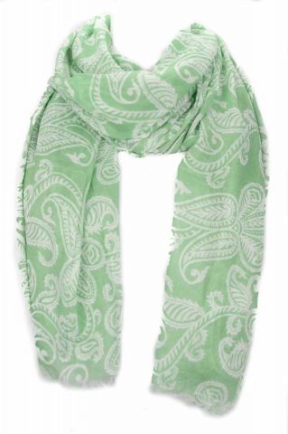 FOULARD HOJAS VERDE