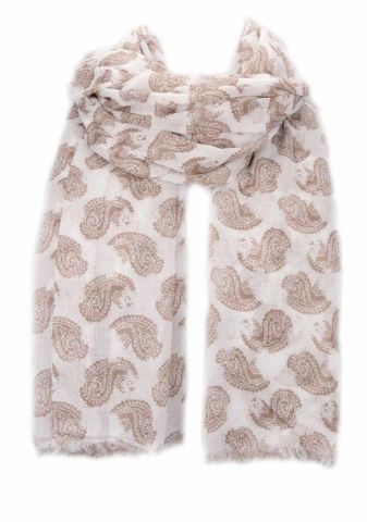 FOULARD CACHEMIRES CAMEL