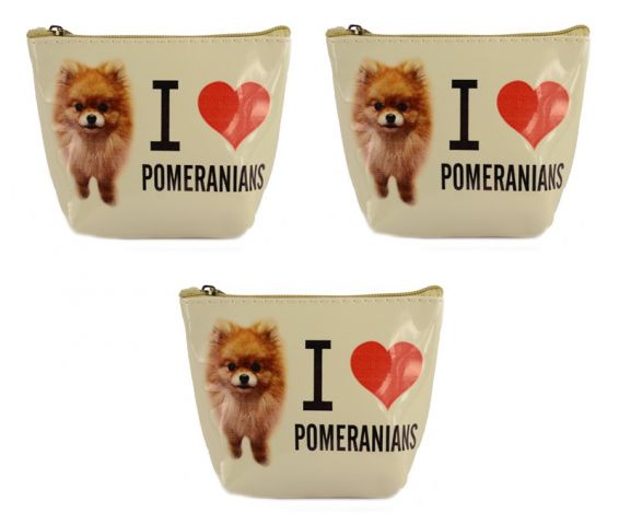 MONEDERO CREMALL. FONDO SET 6 POMERANIANS