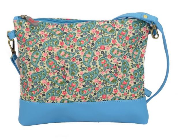 BOLSO PASAPORTERA COMBI FLORES