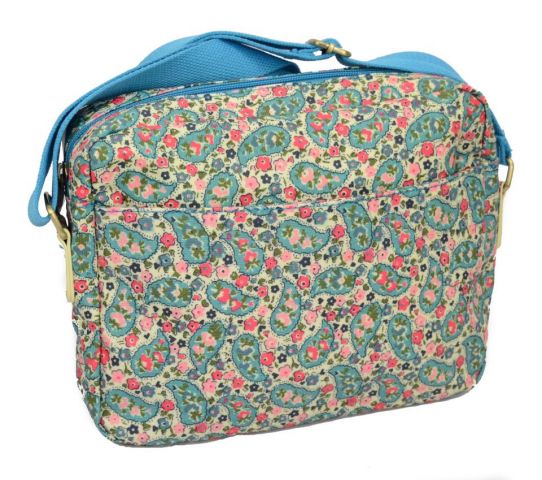 BOLSO CLASSIC SIN SOLAPA FLORES