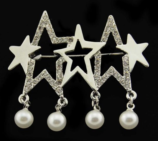 BROCHE 3 ESTRELLAS COLG PER PLATA