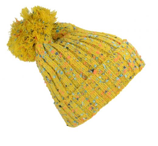 GORRO CANALE JASPE MULTICO MOSTAZA