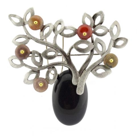 BROCHE ARBOL IN STONE 2484