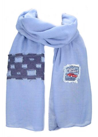 FOULARD PARCHES TEJANOS AZUL