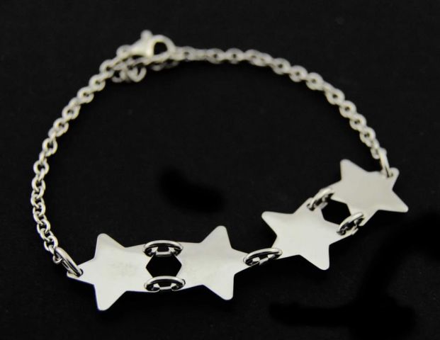 PULSERA ACERO 4 STARS